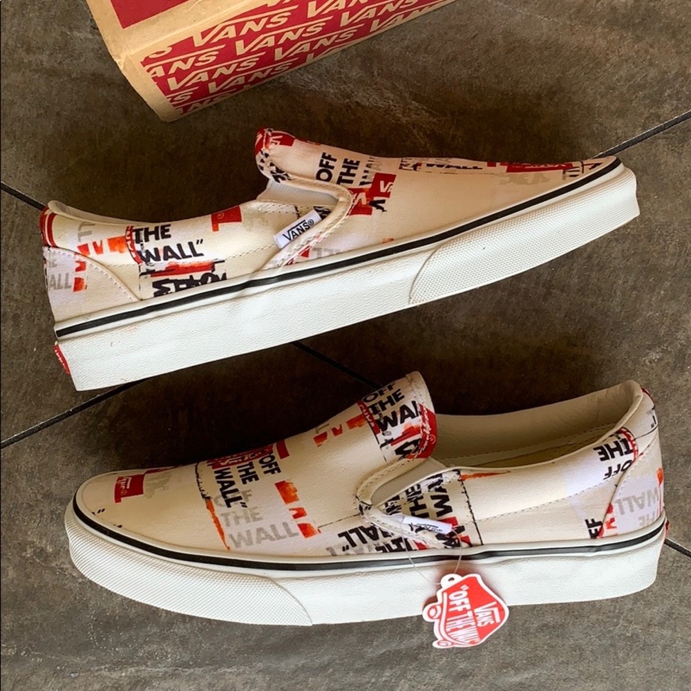 •VANS CLASSIC SLIP ON PACKING TAPE Blcdblc men’s• - Picture 3 of 16